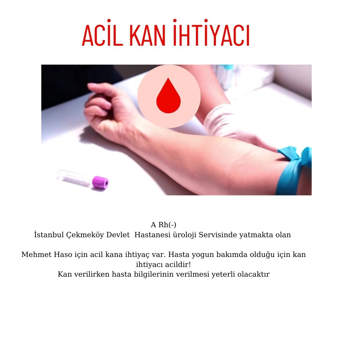 Acil Kan İhtiyacı!