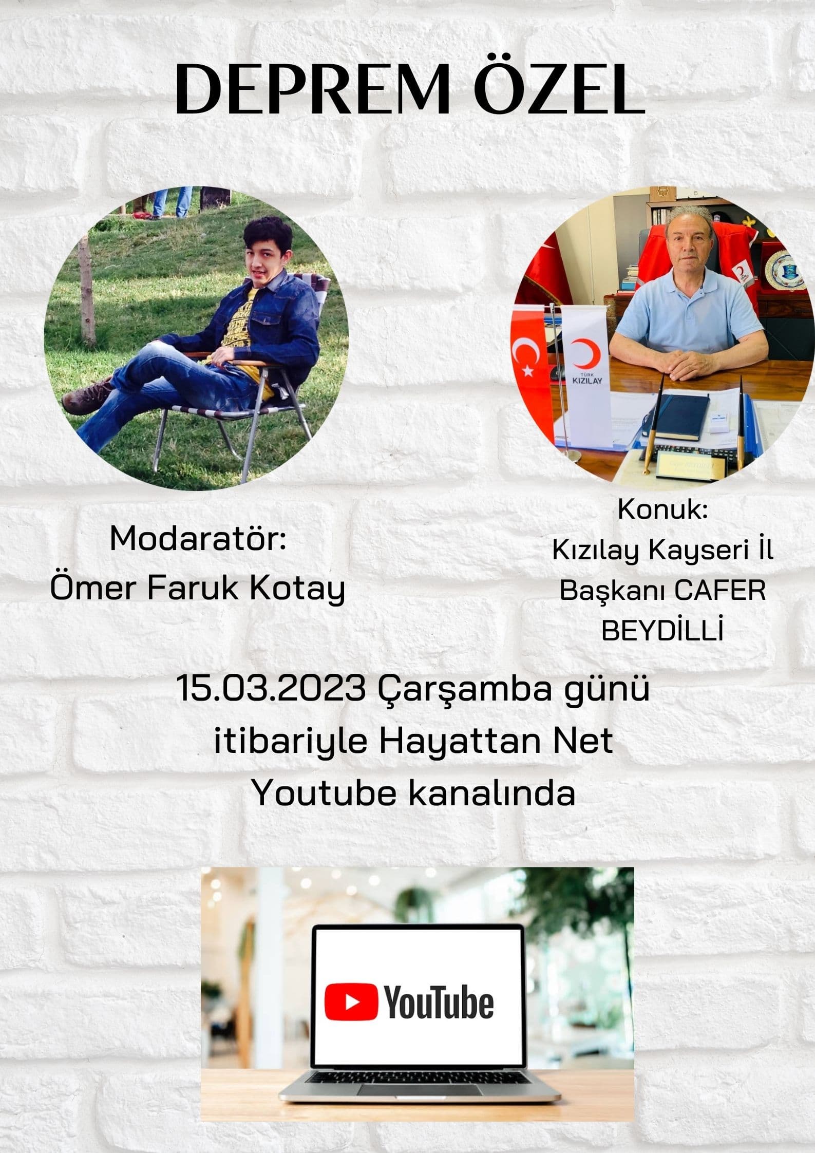 DEPREM ÖZEL PROĞRAMI İLK BÖLÜM AFİŞ