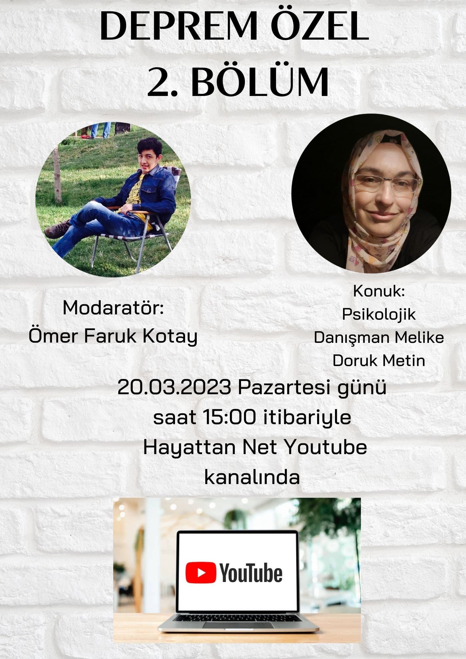 DEPREM ÖZEL PROĞRAMI 2. BÖLÜM AFİŞ