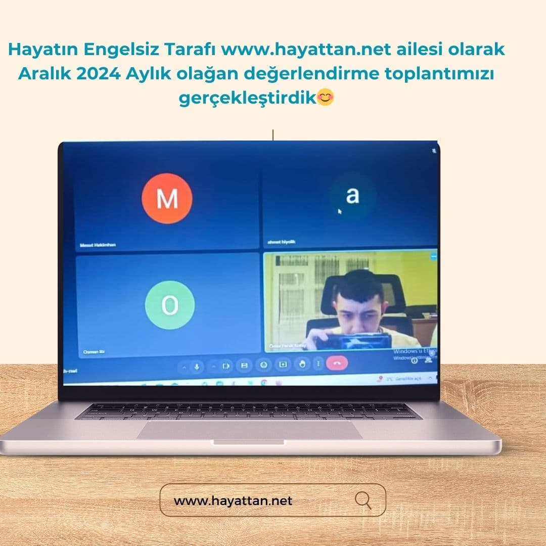 Aralık 2024 Aylık Olağan Değerlendirme Toplantımız