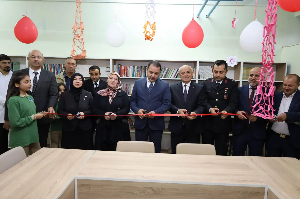 Yahyalı’da Balcıçakırı İlkokulu’na Kazandırılan Kütüphane Törenle Açıldı